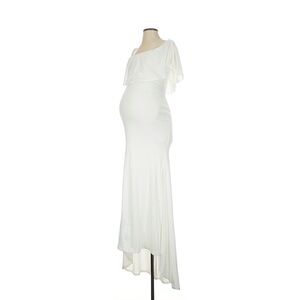 Pinkblush Elegant White Maxi Dress